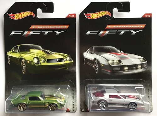 Hot Wheels Camaro FIFTY 1967-2017 50th Anniversary Complete 8 Car Set - Picture 3 of 6