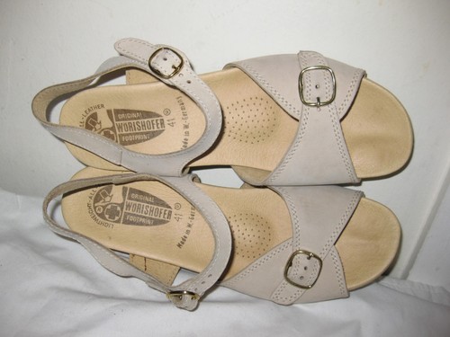 Worishofer Comfort Ankle Strap Sandal Shoes Woman