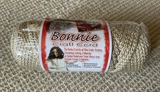 Roll Pearl Beige 4mm Bonnie Braid Braided Macrame Craft Cord 50 Yards