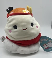 Flip A Mallows Raisy Ramen Bowl & Shun Sushi Roll 2 in 1 Plush 8”
