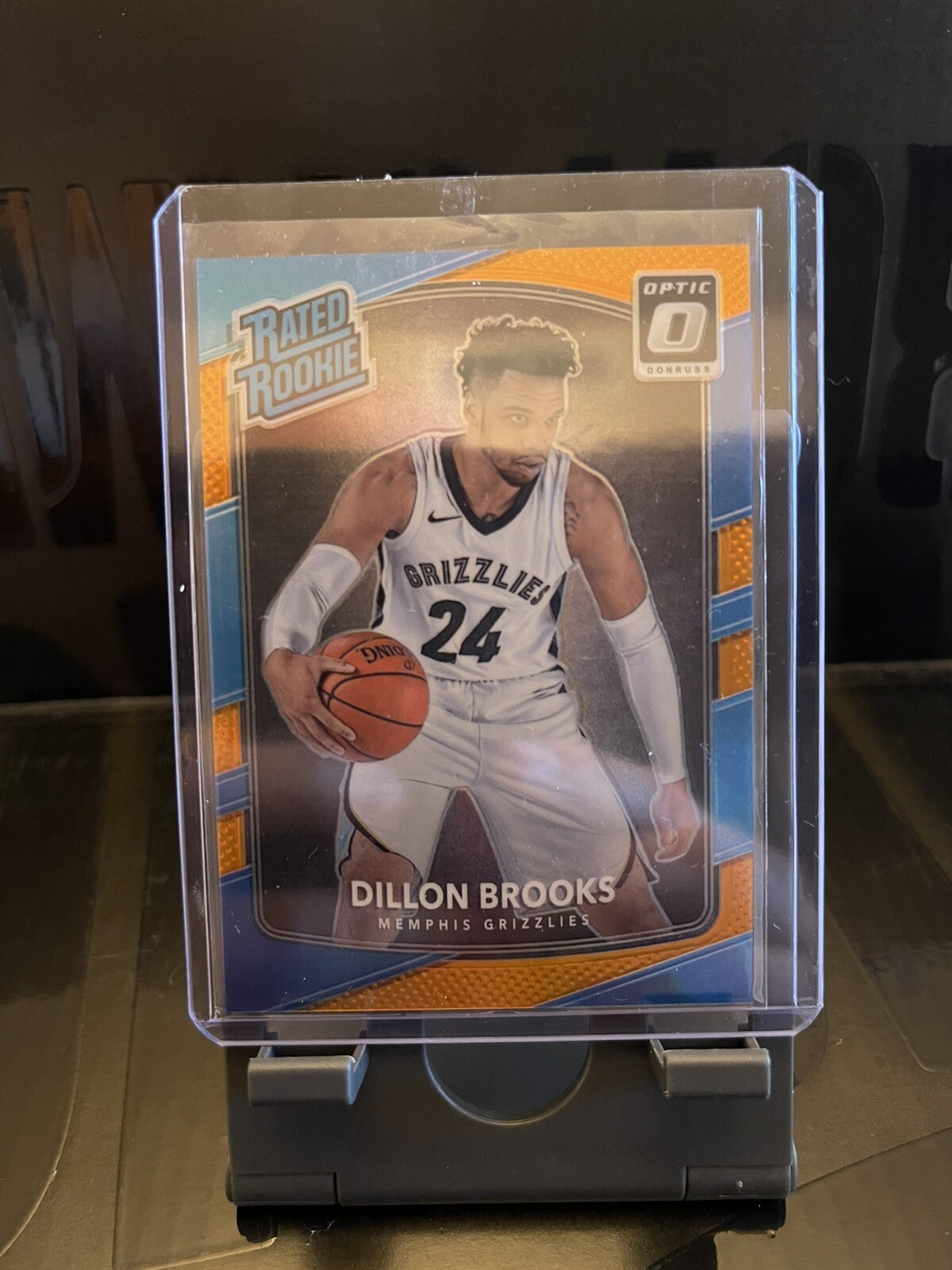 2017-18 Donruss Optic Dillon Brooks Orange Prizm Holo /199 Rated Rookie Memphis