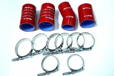 Turbo Intercooler kit Pipe Boot CAC For Ford 6.0L 03-07 F250 F350 F450 F550 Red