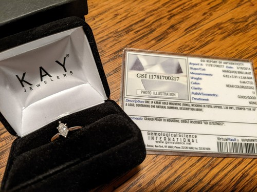 engagement ring size 5.5 womens - Picture 2 of 3