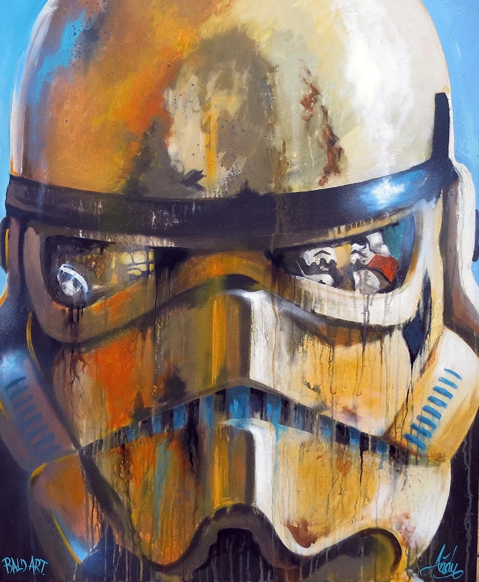 Star Wars Stormtrooper Arts Paint By Numbers - Canvas Paint by numbers