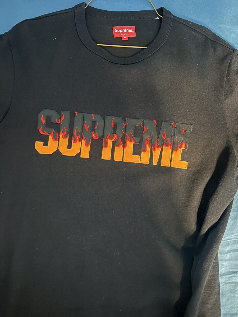 Supreme Flame Shirt | eBay
