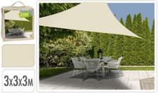 Telo ombreggiante a vela Triangolare Tenda sole Giardino 3x3x3 o 3,6x3,6x3,6 Mt