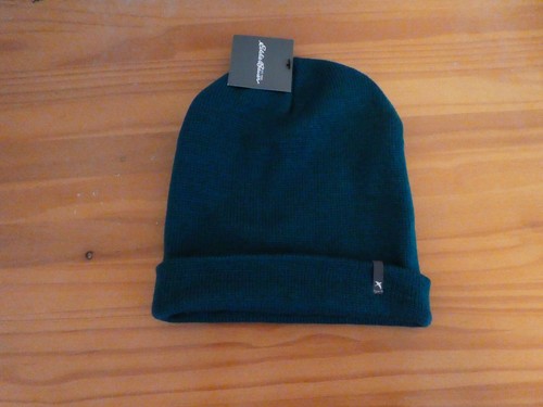 Eddie Bauer Thistle Beanie Green Knit 
