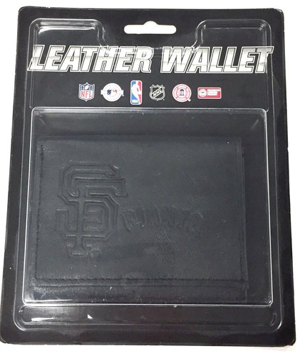 Stamped Logo Black Tri-Fold Leather Wallet - Sealed New - Your Choice - Picture 22 of 26