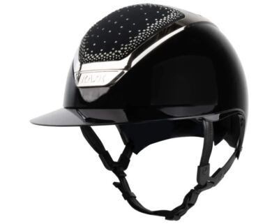 Kask Riding Helmet STAR Lady Pure Shine Black/Black Graphite Swarovski In-Out Diamond