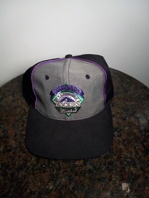 90s The Game Colorado Rockies Snap Back Numbered Baseball Hat/Cap (2282 Of 5000)