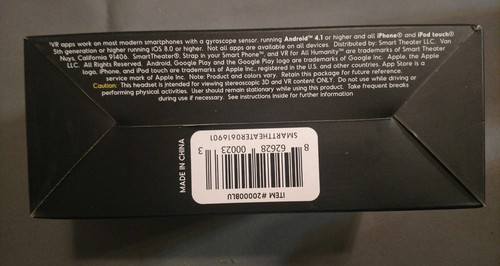 Auriculares de realidad virtual para teléfonos inteligentes azules de SmartTheater - Imagen 5 de 5