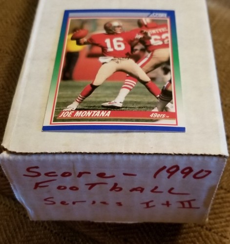 1990 Score Football Cards Complete Set Mint Condition 660 Cards EBay