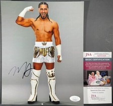 WWE NXT Mustafa Ali Signed 8x10 Photo I Autograph WrestleMania JSA COA