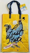 Trader Joe’s Delaware Reusable State/Region Tote Polypropylene Bag 6 Gallon