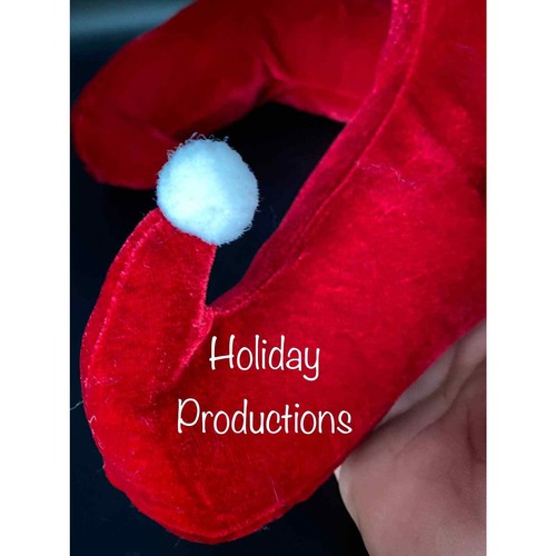 Burgundy Velvet Adult Elf Shoes Costume Santa’s Helper Grinch Christmas Parade - Picture 2 of 4