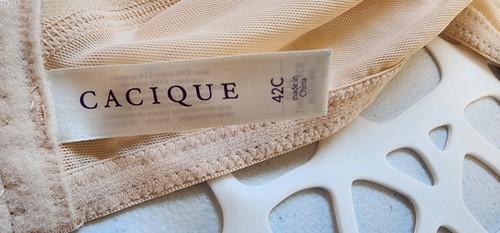 Lane Bryant Cacique Bra Modern Lace No Lined Underwire 42C - Picture 10 of 11