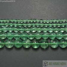 Grade AAA Natural Green Fluorite Gemstone Round Beads 4mm 6mm 8mm 10mm 12mm 15"