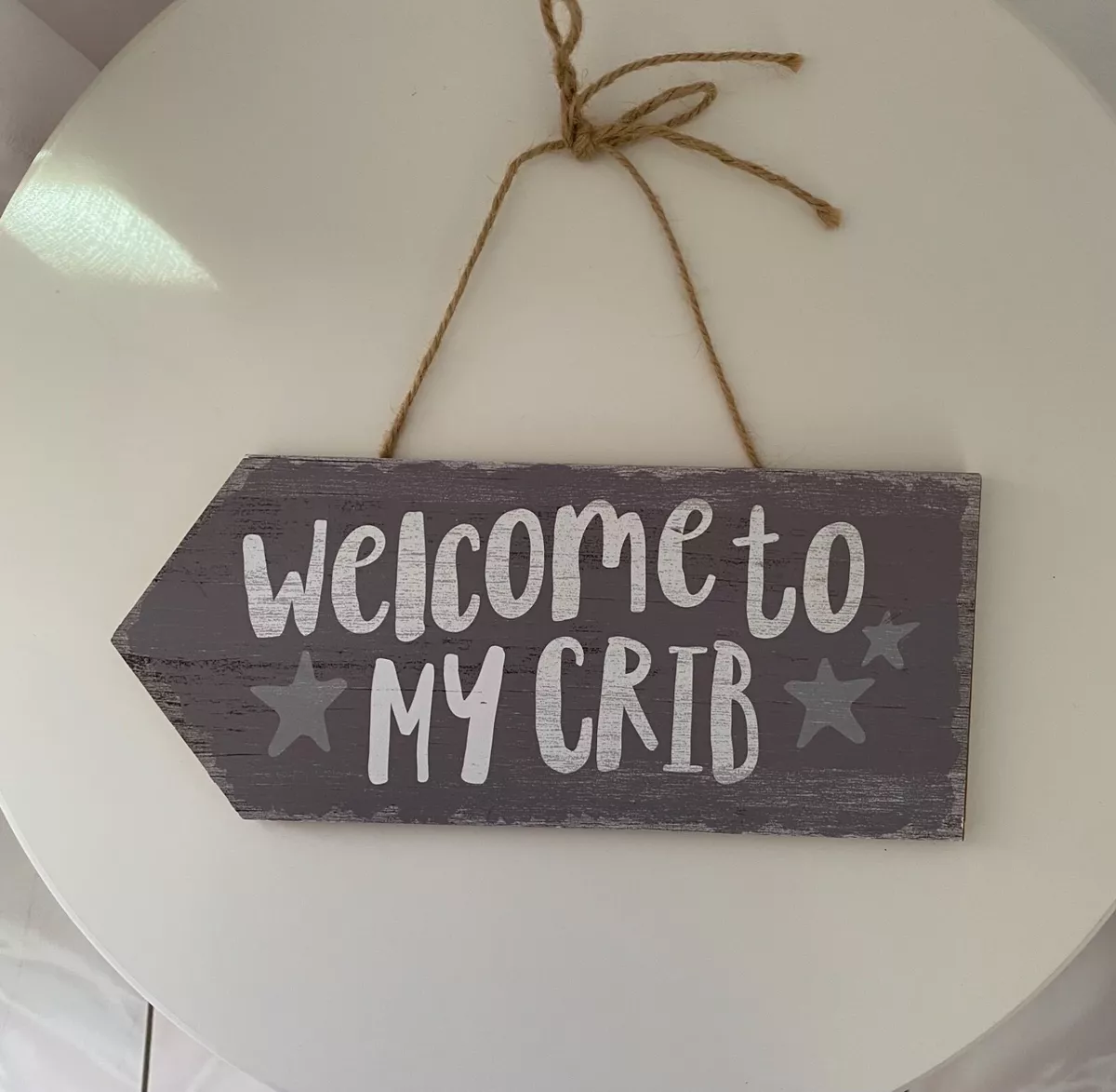 Hobby lobby welcome 2025 to my crib