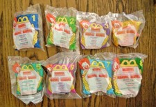 1996--MARVEL SUPER HEROES Complete SET of 8-Toys by McDonald's NIP