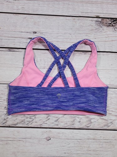 Ivivva girl sports bra Size 12 Purple Unique Back Athletic P9 - Picture 5 of 5