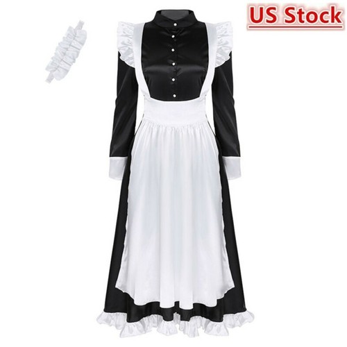 Victorian Maid Cosplay Costume Outfit 
