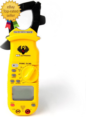 DL369 Digital Clamp Meter HVAC Auto-Ranging 4000 Counts Volt Meter AC Amp Meter