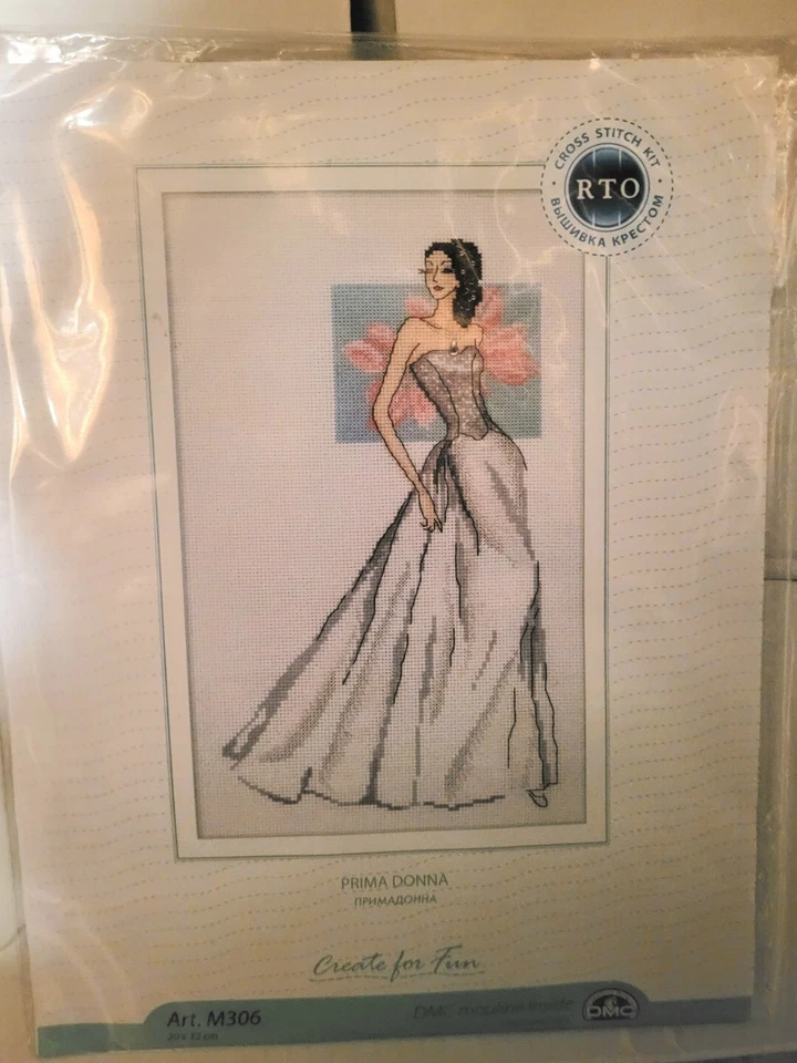 RTO Prima Donna Counted Cross Stitch Kit - Image 3 of 4