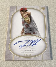 2018 Topps Definitive RC Auto #DRA-TMA Tyler Mahle Reds 28/50