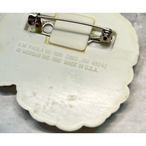 Weihnachten Santa Frosch Brosche Anstecknadel Vintage Paula Morgan Retro 80er Hoppy Christmas - Bild 5 von 6