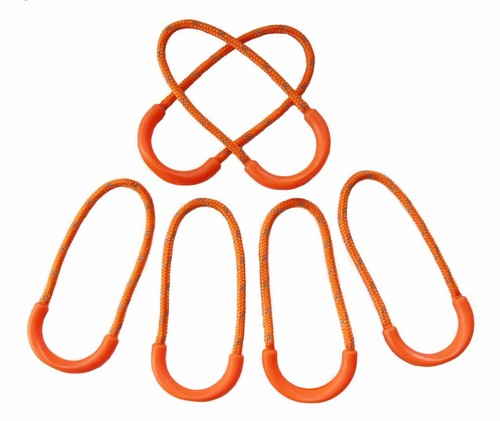 6 Mochila de equipaje de alta resistencia Tienda Chaqueta de repuesto Cremallera Pestaña Cuerdos de extracción - Imagen 18 de 23