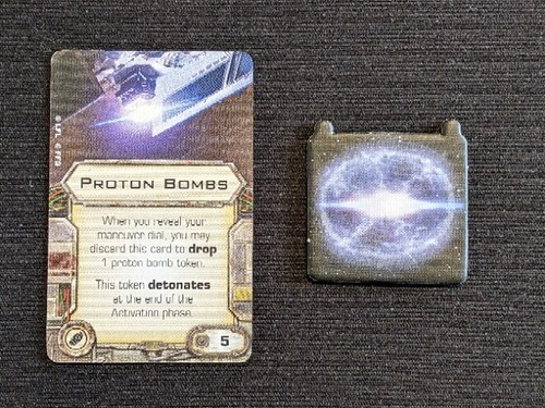 BOMB / MISSILE / TORPEDO UPGRADE CARDS, STAR WARS X-WING MINIATURES (1st) - Picture 7 of 31