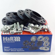 H&R Spurverbreiterung VA+HA ABE f�r BMW 24/40mm schwarz/SI