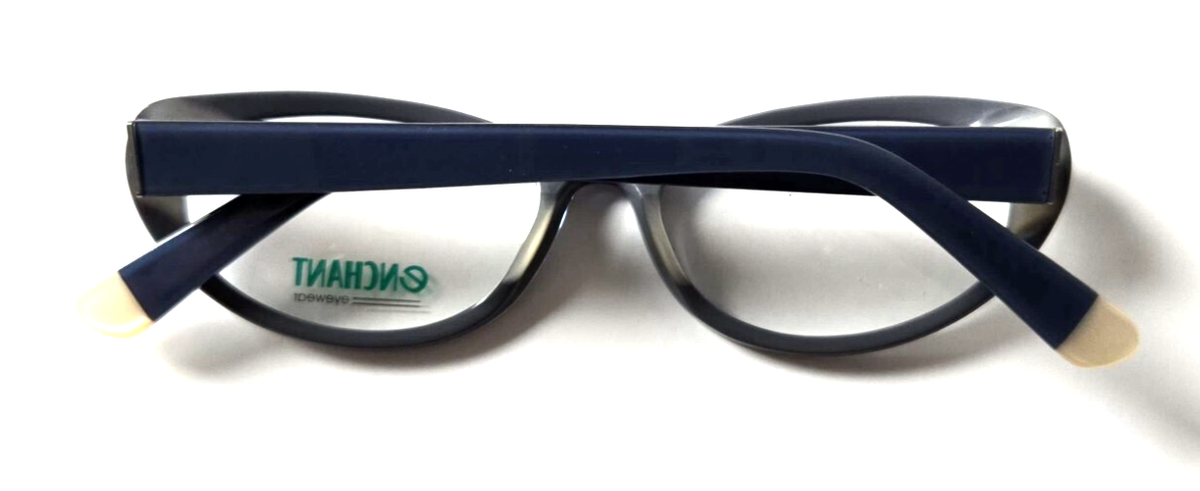 ENCHANT ERC31 BLUE GREY NEW AUTHENTIC FULL RIM UNISEX EYEGLASSES
