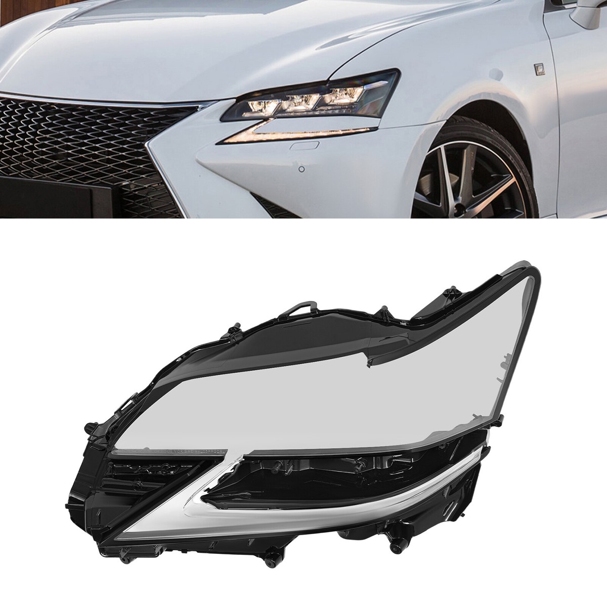 For LEXUS GS250 GS350 2016-2020 Left Side Headlamp Headlight Lens