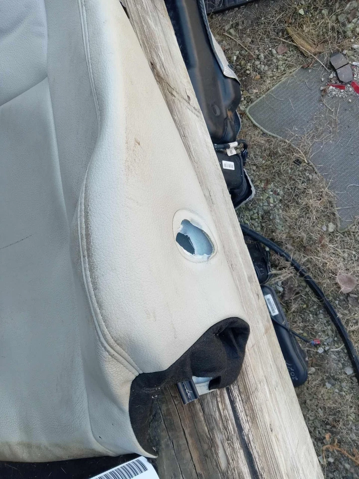 SAAB 9-3 06-11 Seat Cover 4D Fr LH , L02 L03 12763604 Beige Backrest Skin only - Image 3 of 4