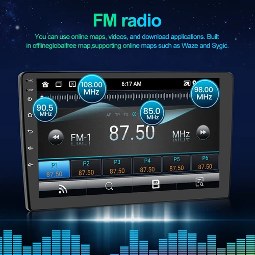 For Toyota Camry 2012 2013 2014 Android Apple CarPlay Car Stereo Radio GPS Navi - Bild 12 von 21