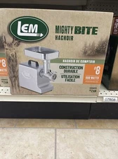 LEM Products 1158 Mighty Bite 500W Brushed Nickel 4.5 lbs. Capacity Meat Grinder