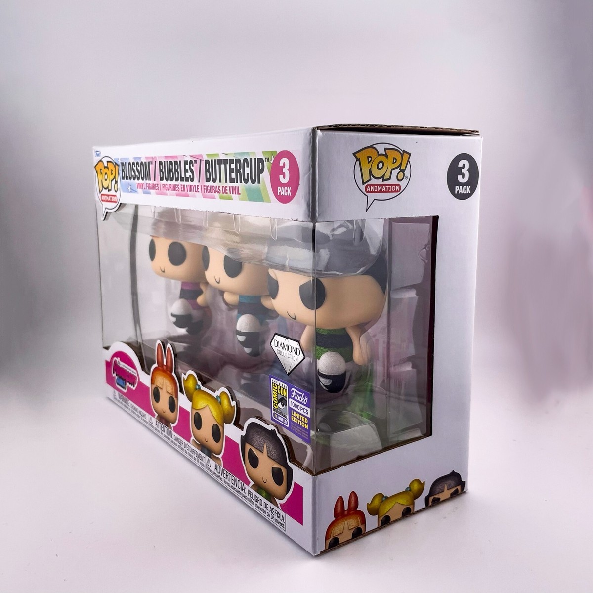 Powerpuff Girls Funko PoP! - 2023 SDCC Exclusive - Diamond LE of