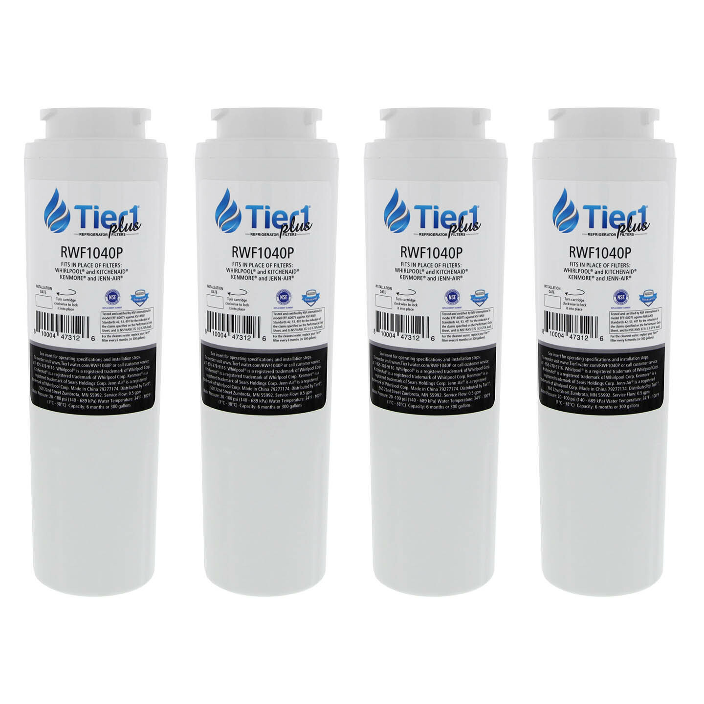Fits Maytag UKF8001 EDR4RXD1 4396395 46-9006 Filter 4 Compar