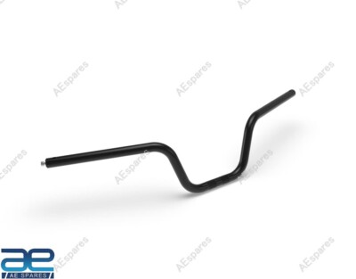 Manubrio Accossato Nero Per Royal Enfield Bear Interceptor 650 (2024-2025) – Piegatura Bassa 82 Mm, Diametro 22 Mm