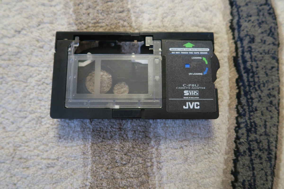 JVC CP7U VHSC CASSETTE ADAPTER VHSC VHSC SVHS CASSETTE