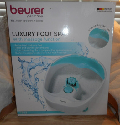 BEURER GERMANY LUXURY FOOT SPA WITH MASSAGE NEW