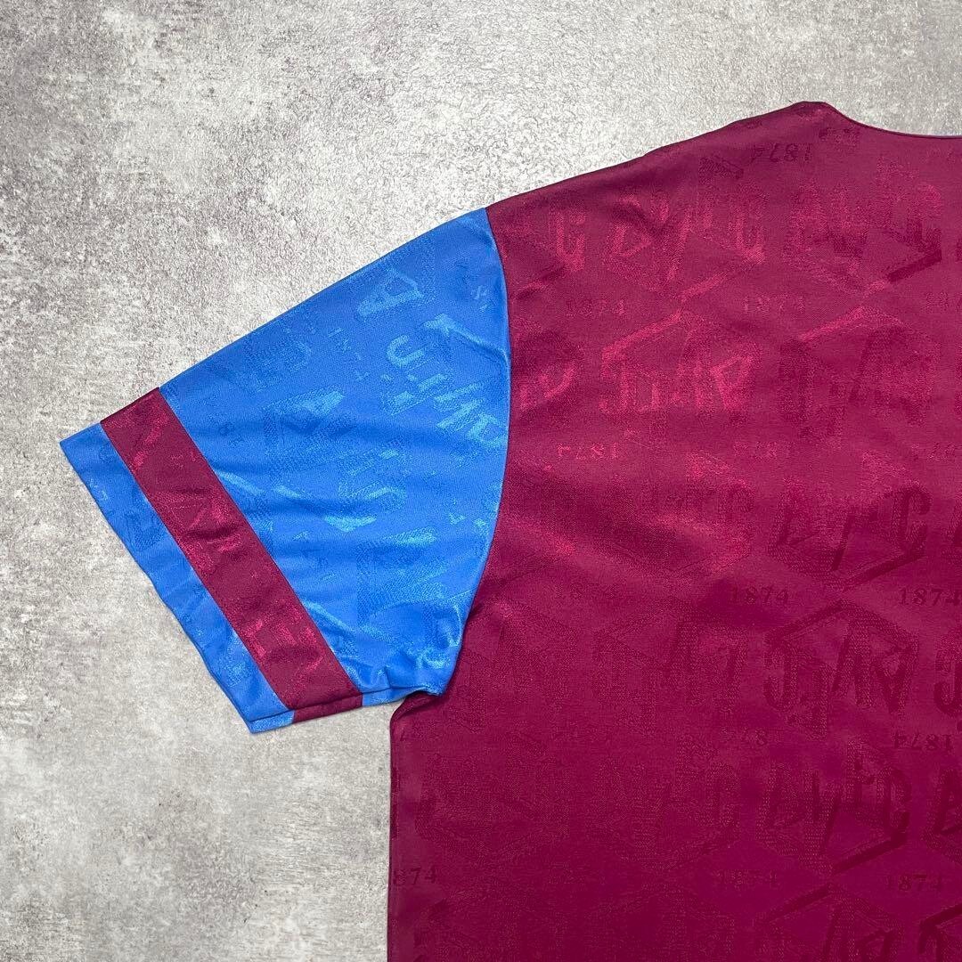 Aston Villa 92/93 Home Jersey Umbro XL Vintage Shirt Free Shipping