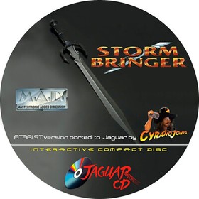 Atari Jaguar CD Game Stormbringer (ST port) in FULL Color DVD case