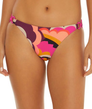 NWT- Trina Turk 'Fan Faire' Ring-Side Hipster Bikini Bottom, Multi - Size 6