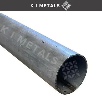 KIMETALS Mild Steel Circular Hollow Tube | Circular Hollow Section |Length 250mm - 3000mm