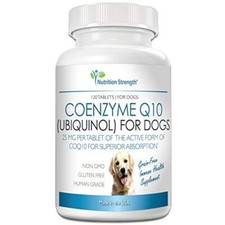 Nutrition Strength Coenzyme Q10 for Dogs Grain-Free Supplement - 120 Tablets