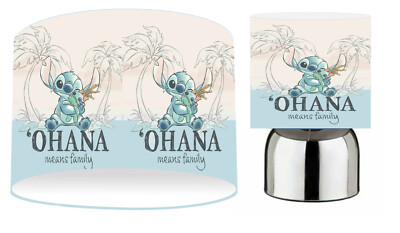 STITCH Ohana bedeutet Familie wählen Sie aus Lampenschirm, Touch Lampe oder beidem
