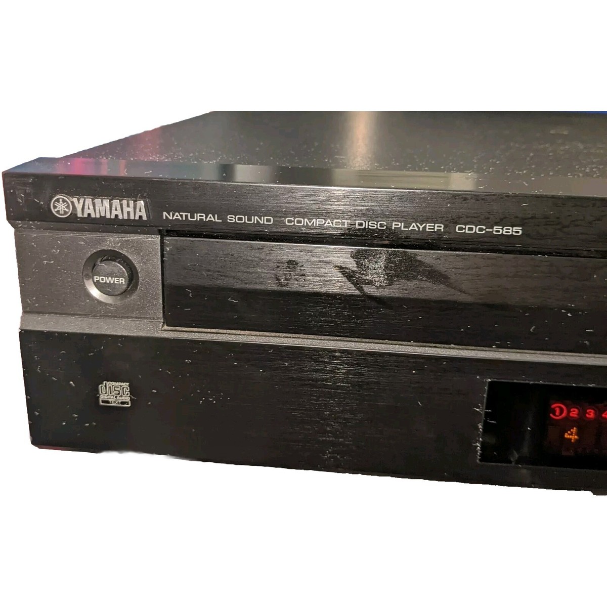Yamaha CDC-585 Natural Sound 5 CD Disc Player Changer Tested No