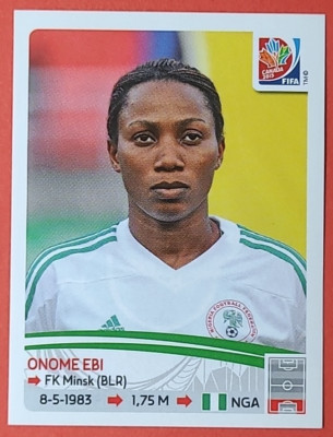 Panini WM 2015 Sticker Nr. 313 Onome Ebi - Nigeria Fifa World Cup 15 Canada